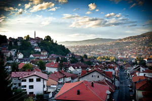 Sunset in Sarajevo