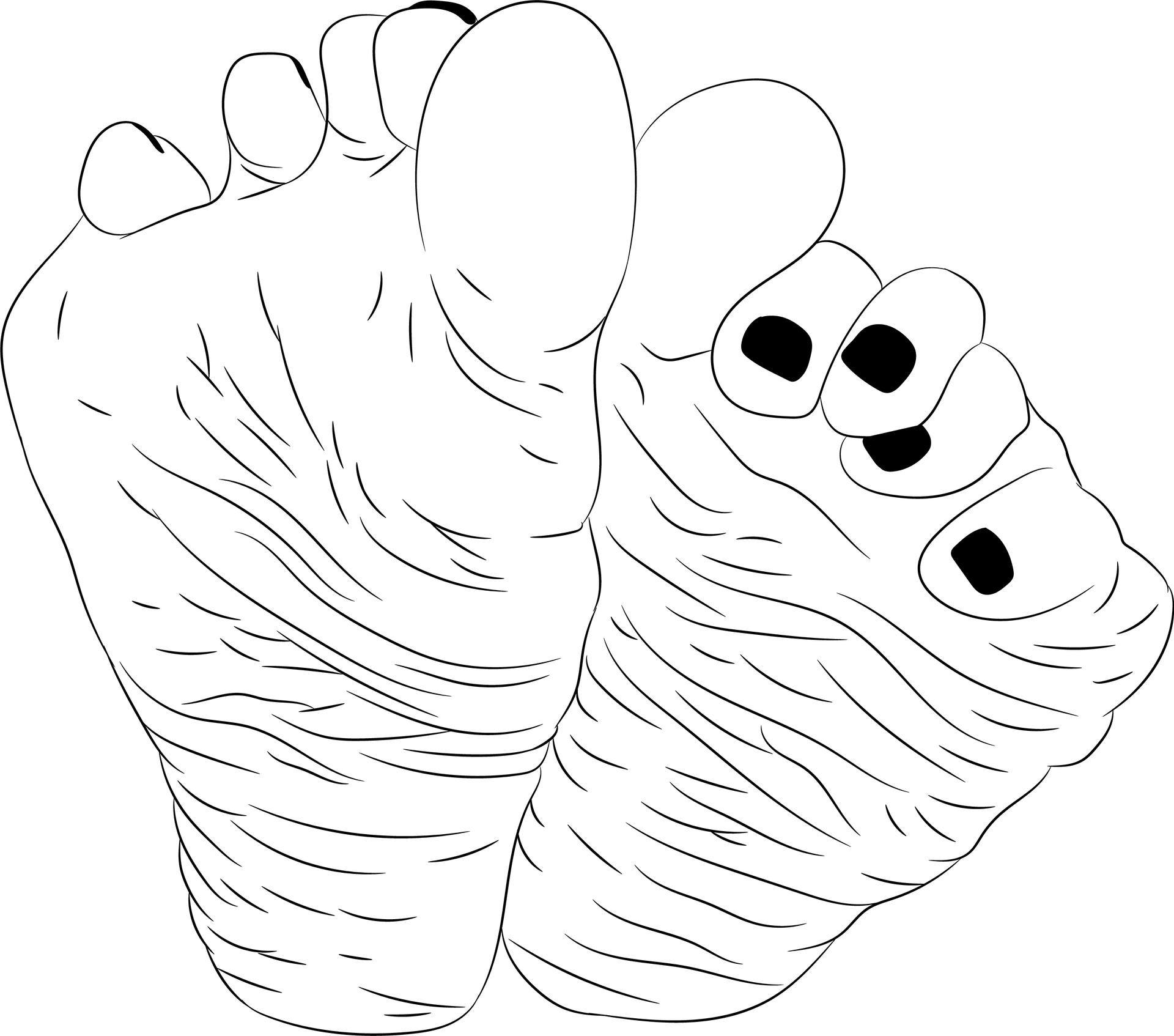 Wrinkled Soles Line Sketch by WrinkledSoleAddict on DeviantArt