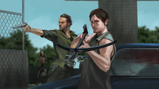 Rick and Daryl