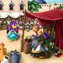 -Theft at the bazaar-