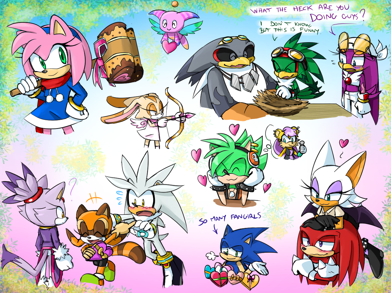 -STH Saint Valentine Doodles!- by Biko97