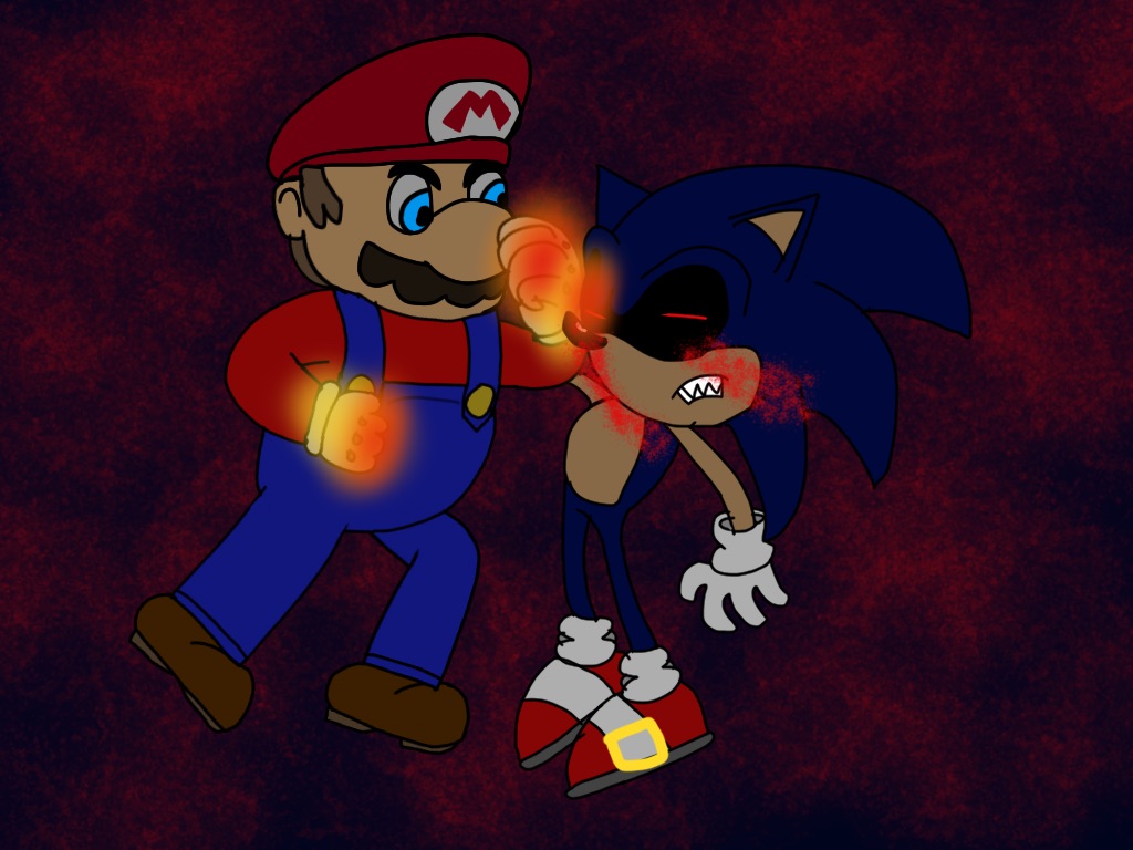 Sonic Exe  Sonic, Satanic art, Mario characters