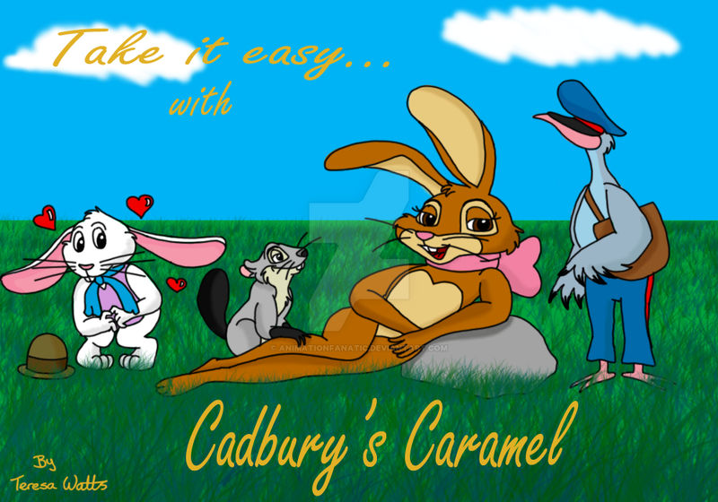 Cadbury's Caramel Bunny by AnimationFanatic on DeviantArt