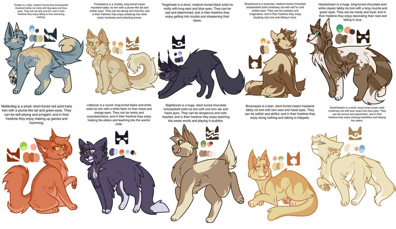 Warrior Cats Name Generator Adopts - (3/3 OPEN) by daisyrazors on