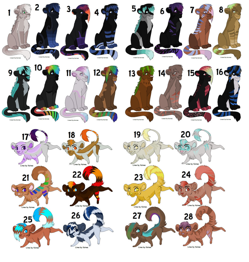 New Feline adoptables for sale! (OPEN!)