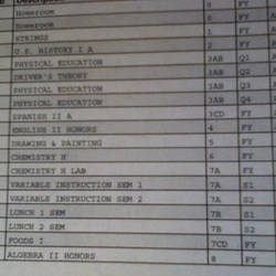 Schedule