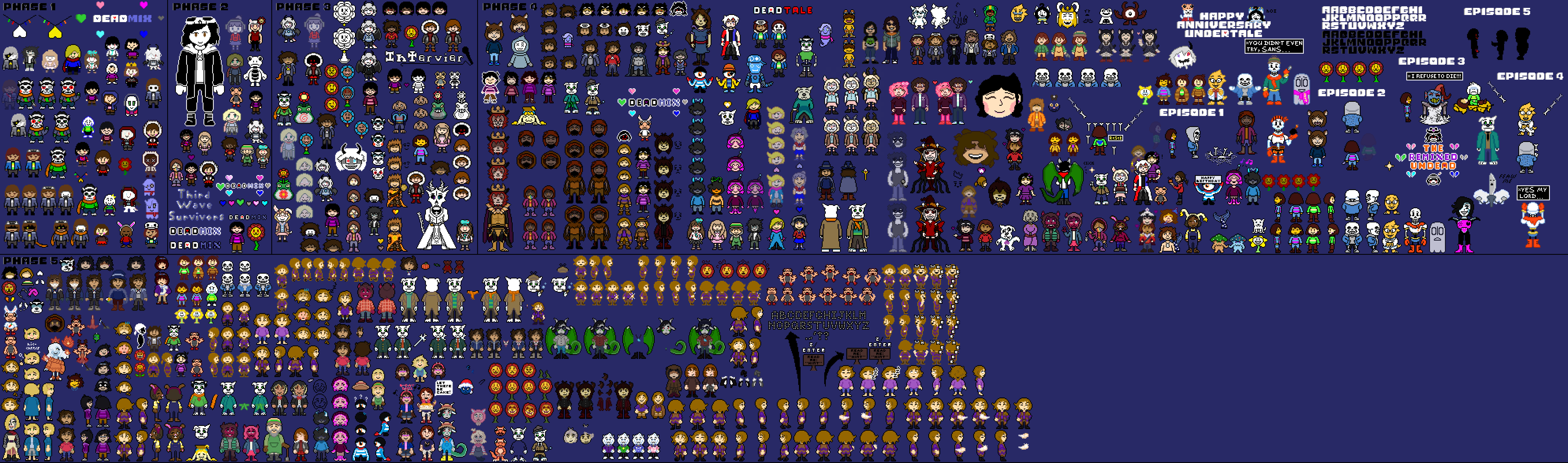 Digit Sprites Evolution of sprites (2022 Update) by LuckyGlitch4 on DeviantArt