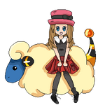 Request: Pokemon Serena [Click for Animation] by Willow-Fuyu