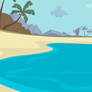 Total Drama Hawaii Beach Background 