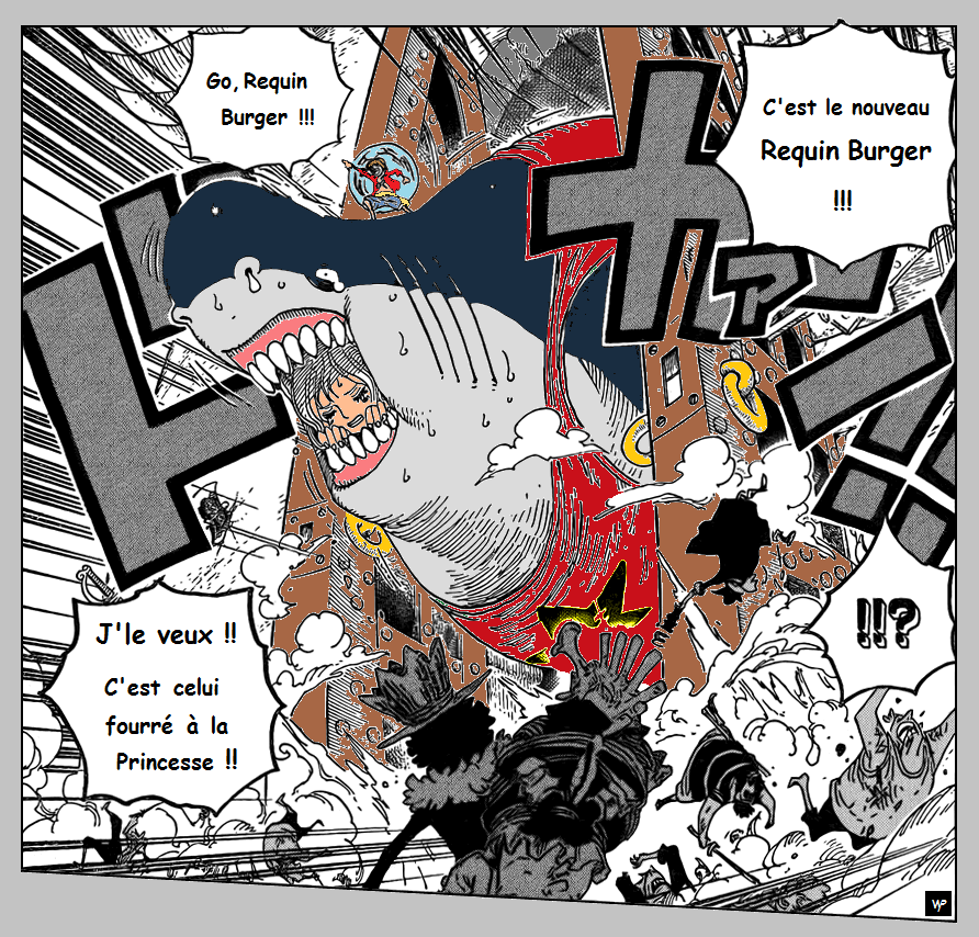 Shark Burger One Piece 614 By Brufica On Deviantart