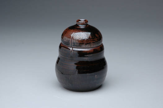 Dark Curved Jar