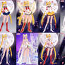 Sailor Moon's different fuku