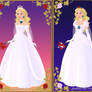 Princess Peach's wedding dresses