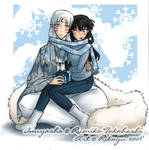 SessKag--Snowflakes by Rikayu-chan