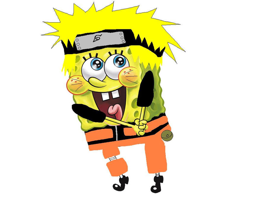 Bob esponja versão kisame de Naruto