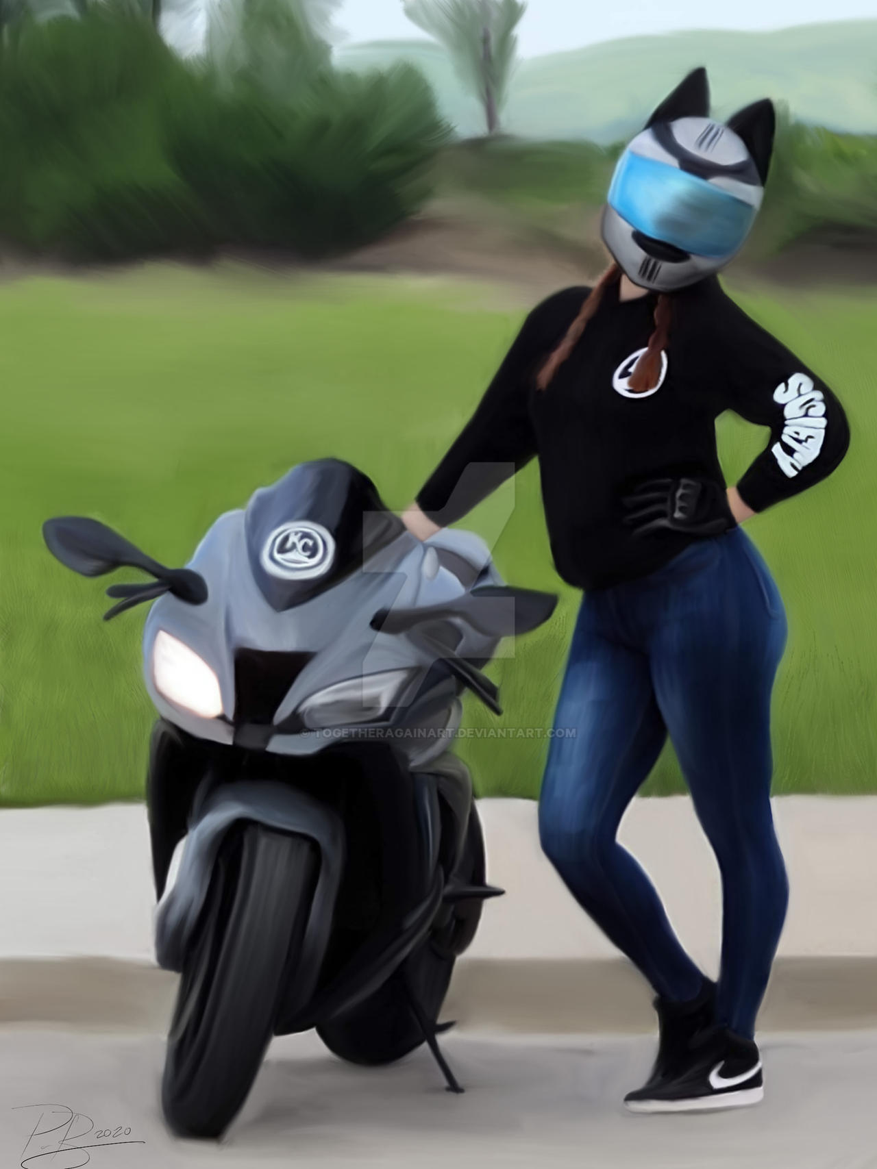 Rider by TogetherAgainArt on DeviantArt