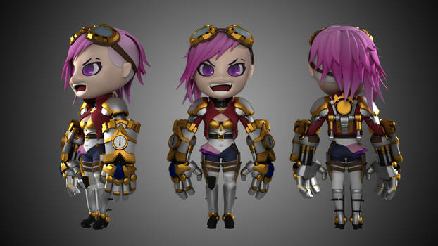 Chibi Vi from League of Legends 2