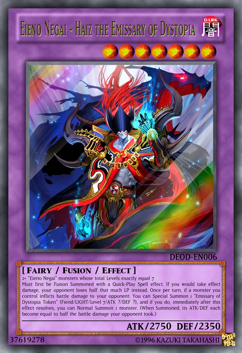 Eieno Negai - Haiz the Emissary of Dystopia by BDSceptyr on DeviantArt Eieno Negai - Haiz the Emissary of Dystopia by BDSceptyr on DeviantArt