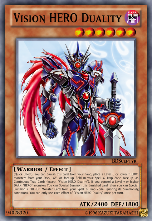 yugioh duality card Pot Of CT08-EN008 Aus Ygo Vision HERO Duality by BDSceptyr