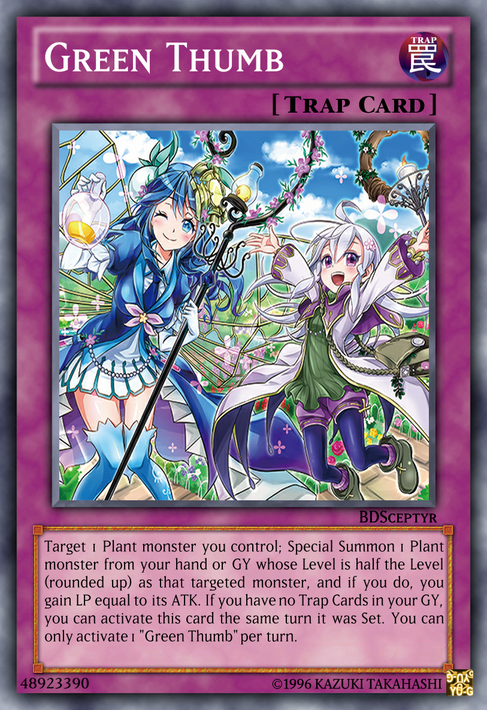 yugioh plant trap cards Yugioh Plant Support Set