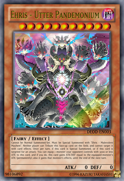 pandemonium yugioh card YU-GI-OH DR1-EN256 Yugioh Card Emissary from Pandemonium