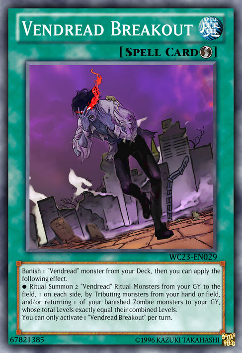 vendread deck yugioh Yugioh Vendread Zombie Deck