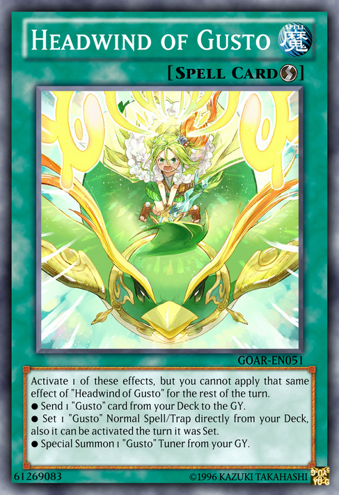 gusto yugioh cards YU-GI-OH! - Contact with (HA05-EN056) - Hidden Arsenal 5-1st Edition Headwind of Gusto by BDSceptyr