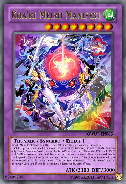 yugioh koa ki meiru cards Koa'ki Wall - SESL-EN050 Super Rare If you do not Koa'ki Meiru Rooklord - Yugipedia