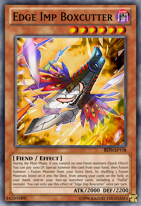 yugioh edge imp cards YU-GI-OH! - Chain (CROS-EN013) - Crossed Souls - 1st Edition You can add 2.5cm Edge Imp Chain from your Deck to your hand Judgment of the Pharaoh