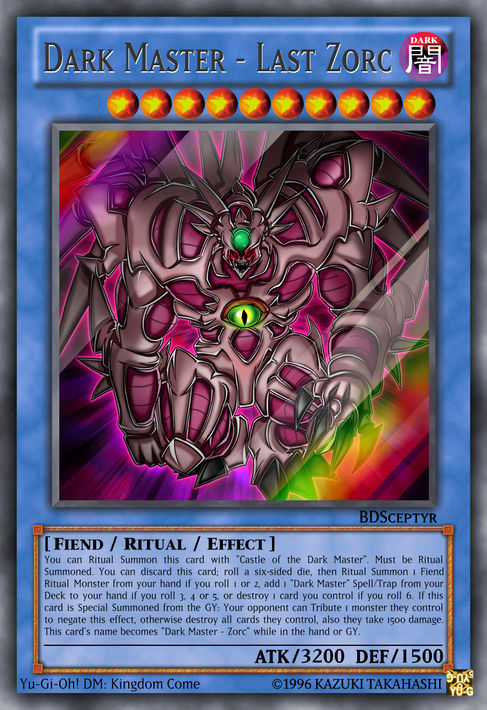 Dark Master - Last Zorc by BDSceptyr on DeviantArt Dark Master - Last Zorc by BDSceptyr on DeviantArt