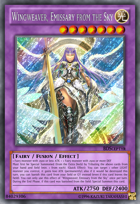 wingweaver yugioh card Yu-Gi-Oh! Forbidden Memories II Archangel wingweaver! Retrain of an