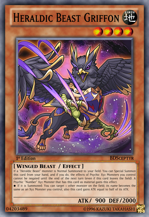 yugioh heraldic beast cards Yugioh Asian-English Heraldic Beast Leo CR07-AE055 Super Rare