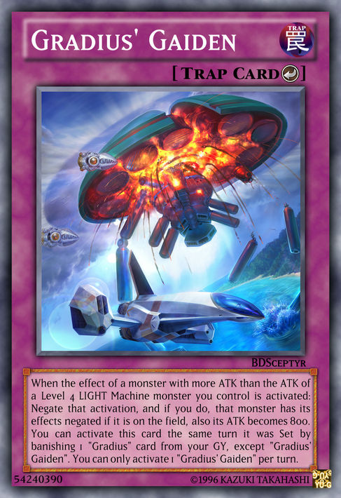 yugioh gradius cards Yu-Gi-Oh! - Gradius' Option (LOD-060) - Legacy of Darkness - Unlimited Edition Gradius (25th Anniversary Edition)