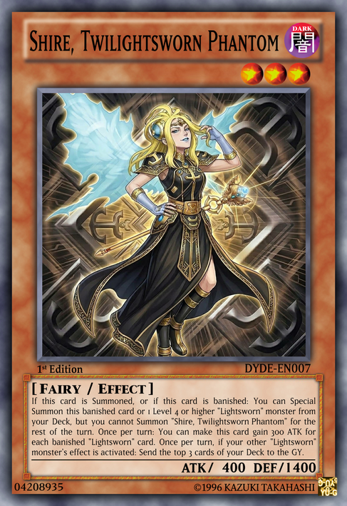yugioh twilightsworn cards Yu-Gi-Oh LYLA, THE ENCHANTRESS - SUPER RARE - COTD-EN025 A Single Card From The YuGiOh Trading Shire, Twilightsworn Phantom by BDSceptyr