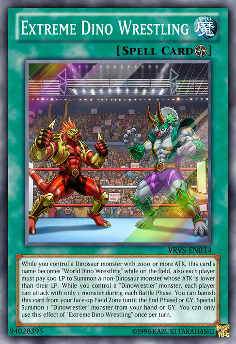 wrestling yugioh cards NEW CARDS! Yu-Gi-Oh! Dinowrestler Revealed You can banish this card from the GY World Dino Wrestling