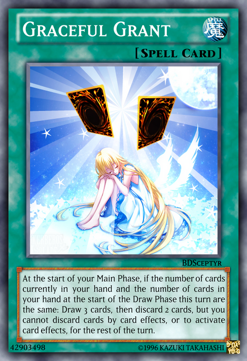 draw 3 cards discard 2 yugioh Trading Card Game Legendary Collection Single Card Ultra Rare Morphing Jar LCYW-EN121 Graceful Grant by BDSceptyr on