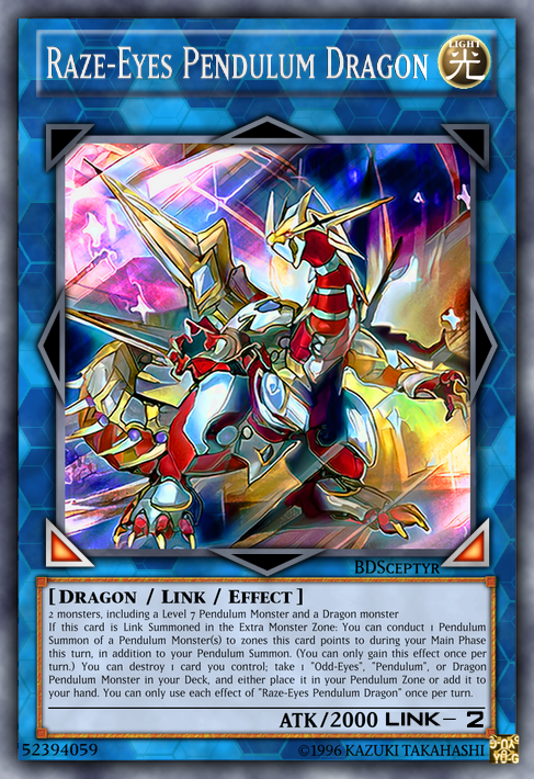 Raze-Eyes Pendulum Dragon by BDSceptyr on DeviantArt Raze-Eyes Pendulum Dragon by BDSceptyr on DeviantArt