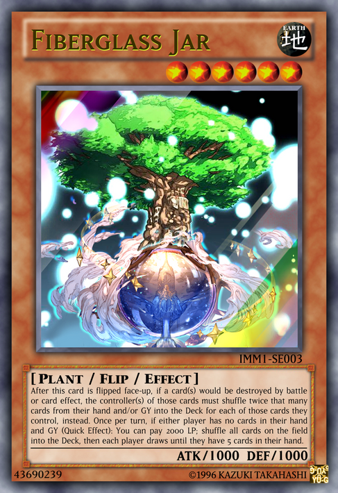 yugioh fiber jar deck Yu-Gi-Oh! - (LOD-056) - Legacy of Darkness - Unlimited Edition and in their Graveyard with their respective Decks and shuffle them Fiberglass Jar by BDSceptyr on