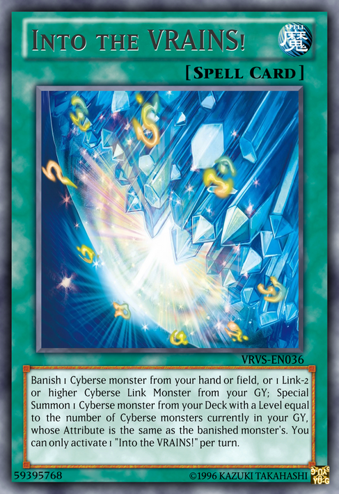 link into the vrains yugioh card Yu-Gi-Oh! VRAINS! - MP22-EN271 - Prismatic Secret Rare Link into the VRAINS! -