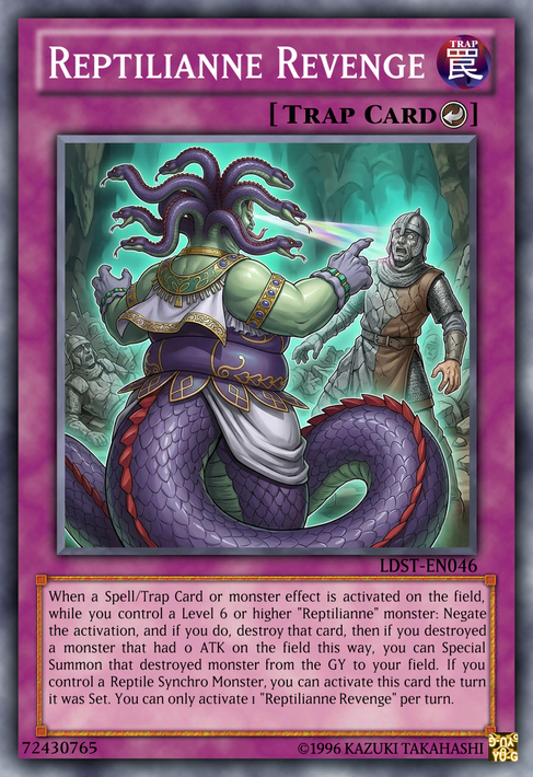 reptilianne yugioh deck Complete Custom for Yu-Gi-Oh! 5D's up monster your opponent controls Reptilianne Revenge by BDSceptyr on