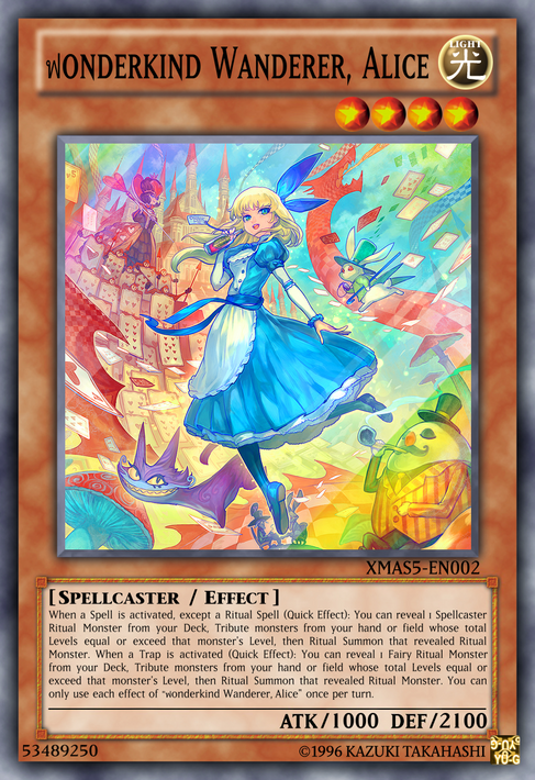 yugioh alice in wonderland deck Featuring both major and minor arcana Custom Deck! Alice's Restless Spirit!