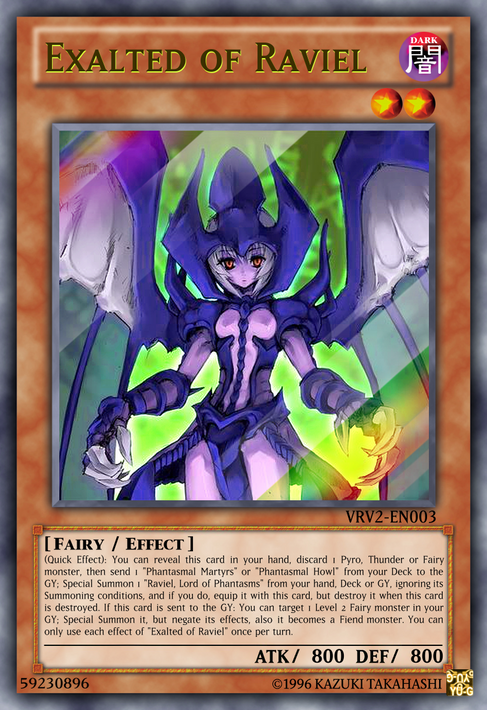 raviel yugioh card Raviel, Lord of Phantasms - Shimmering Scraper Exalted of Raviel by BDSceptyr