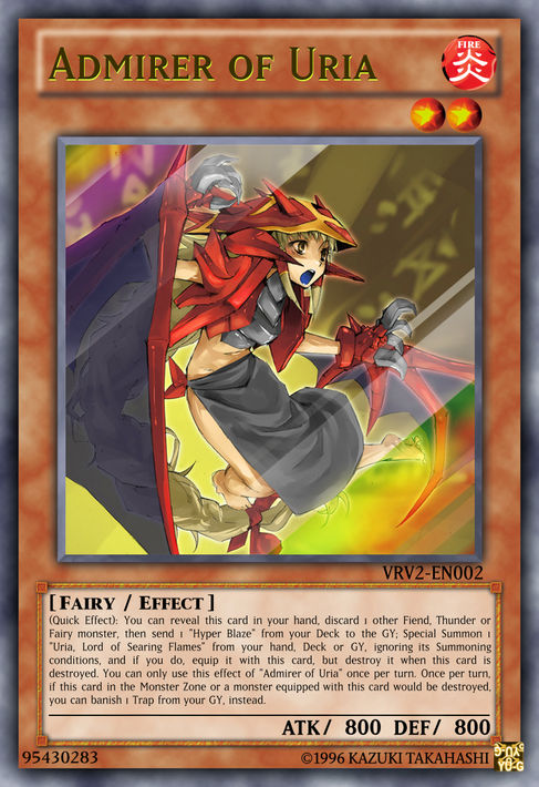 yugioh uria deck Uria, Lord of Searing Flames - SOI-EN001 - LP - 1st Edition Ultra This is of the Ultra Rare rarity. Inferno of the Sacred Beasts