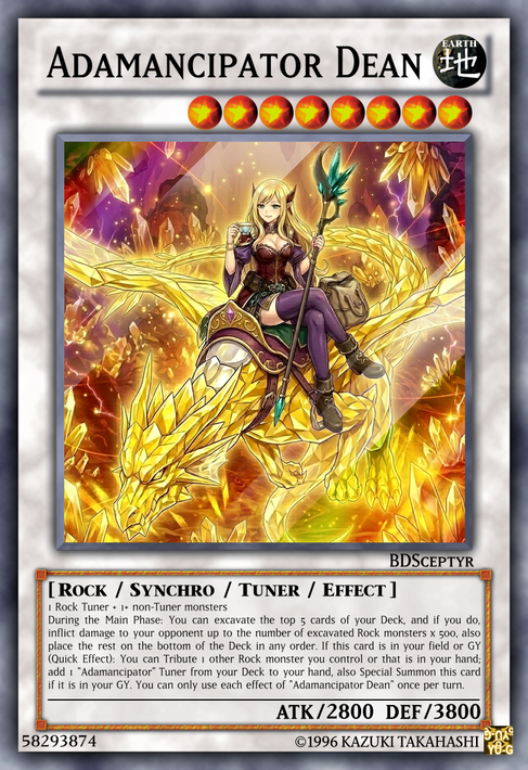 yugioh adamancipator cards Analyzer - MP21-EN226 Super Rare For the rest of this turn after this card resolves Adamancipator Dean by BDSceptyr on