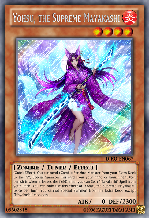 yugioh mayakashi deck Complete Custom for Yu-Gi-Oh! CoreTCG - Dakki, the Graceful