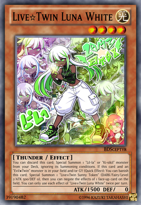 yugioh live twin cards Channel - GEIM-EN019 - Rare Live Twin 1 card combo