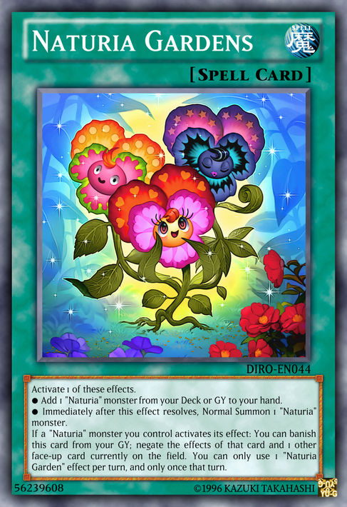 naturia cards yugioh YuGiOh Hidden Arsenal 3 Naturia Hydrangea HA03-EN044