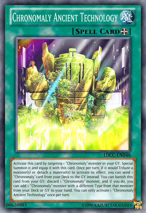 yugioh chronomaly cards Chronomaly Technology