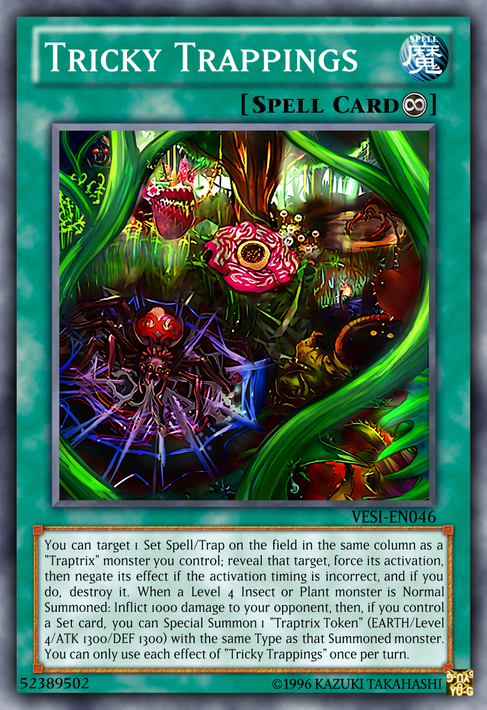 yugioh card the tricky Tricky Trappings by BDSceptyr on