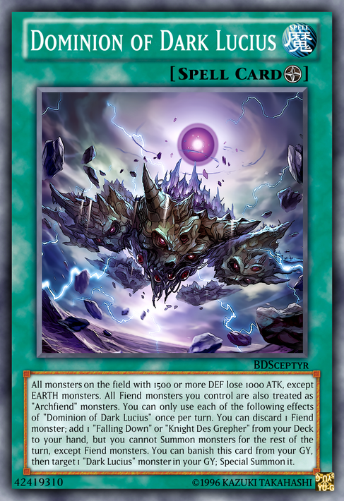 yugioh dark lucius deck LV4 CDIP-EN009 Yu-Gi-Oh! Card Description coming soon... Dark Lucius LV6" Reviews and